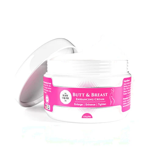 BODY SAVER Butt Enhancement Cream, 100% Natural Herbal Extracts for Bigger Butt, Buttock Tightening and Butt Fuller, Multi Effects Breast Enhancement Cream for Firming and Lifting Breast.