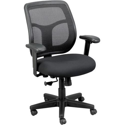 Ergohuman Eurotech Seating Apollo Midback Swivel Chair, Black