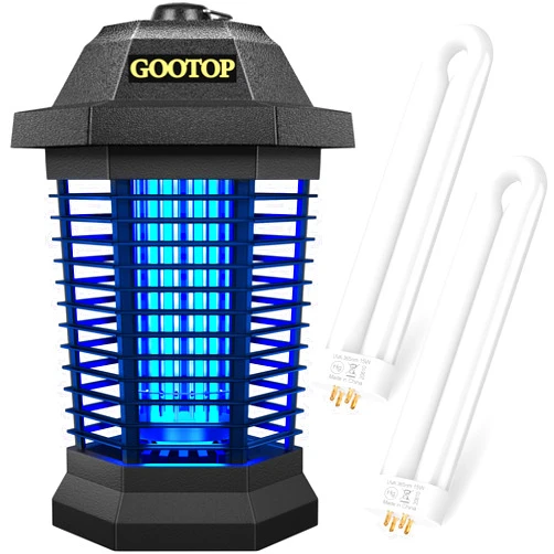 GOOTOP Bug Zapper Outdoor with Replacement Bulb 2Pcs