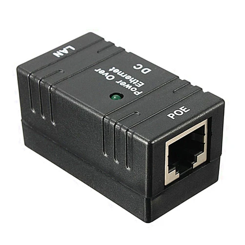BeElion 10M/100Mbp Passive POE Power Over Ethernet RJ45 Injector Gigabit Splitter Adaptor with 2.1mm x 5.5mm DC Connector