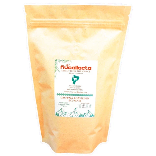 Ñucallacta Ecuador Coffee Medium Breakfast Roast Specialty Mountain Grown Single Origin Direct Trade Arabica Washed Whole Bean Coffee - Nucallacta