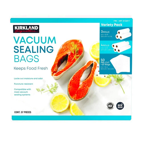 Costco Kirkland Signature Vacuum Sealing Bags, Assortment Pack (8122017)