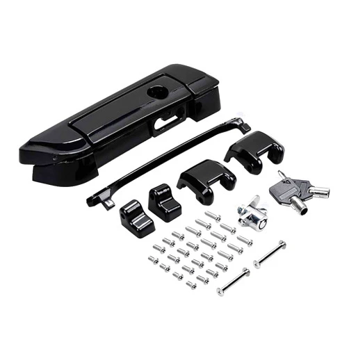 Astra Depot USA Hinges & Latch kit for 2014+ Harley Razor/Chopped/King Tour Pak Pack Travel Trunk Black 2014-2020 Harley Touring