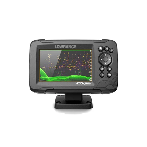 Lowrance HOOK Reveal 5 SplitShot - 5-inch Fish Finder with SplitShot Transducer, Preloaded C-MAP US Inland Mapping