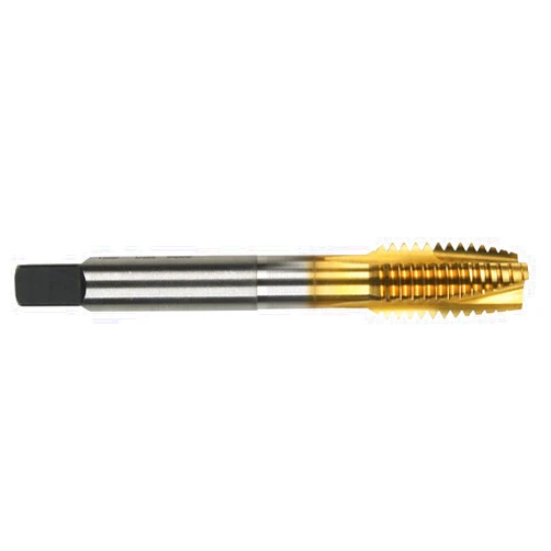 Morse Cutting Tools 94412 Spiral Point ShearTap, High-Speed Steel, Titanium Nitride Finish, Plug Type, H3 Pitch Diameter, 3 Flutes, 10-32 Size