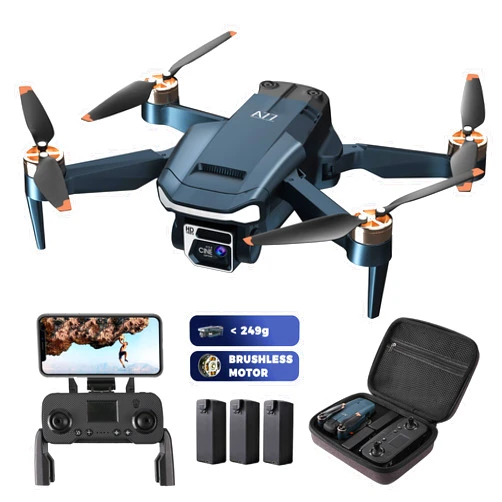CHUBORY Super Enduring Brushless Motor Drone with 84 Mins Super Long Flight Time, Drone with 4K HD Camera for Beginners, CHUBORY A77 WiFi FPV Quadcopter, Follow Me, Auto Hover