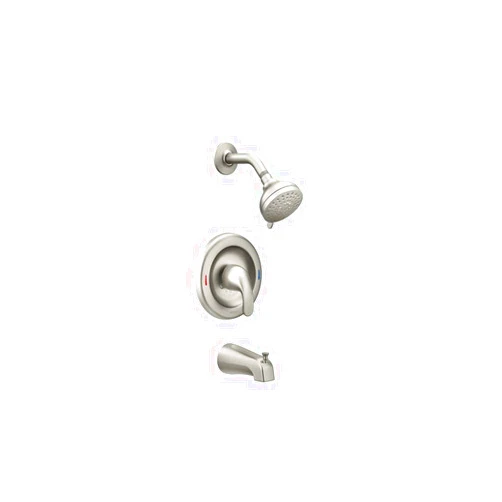 Moen 82603SRN Adler Single Handle Posi-Temp Pressure Balanced Shower Trim, Spot Resist Brushed Nickel