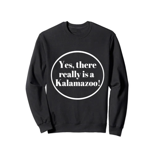 Michigander Supply Co. Yes, There Really Is a Kalamazoo Retro Vintage Sweatshirt