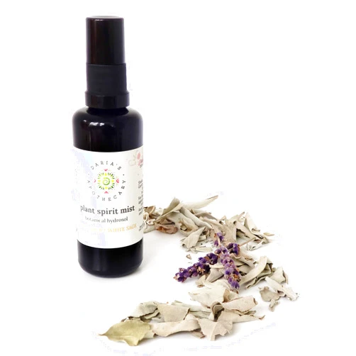 Daria's Apothecary Biodynamic Floral Water & Skin Toner – Organic Hydrosol Blend of Lavender & White Sage (1.7 Fl. Oz.) – Beyond Organic & Ayurvedic Inspired [Farm-to-Face Skin Care]