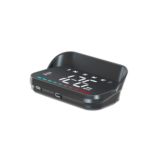 YAOUZICN Heads Up Display, GPS Speedometer M23, Universal Car HUD with Speed MPH, Compass Direction, Overspeed Alarm HD Display, USB Cable Plug & Play (M23)