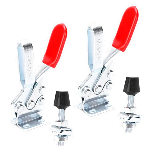 Garosa Quick Release Hand Tool, 2Pcs GH225D Welding Toggle Clamp, Push Pull Adjustable Toggle Clamp, Quick Release Push Pull Type for, Toggle Clamps