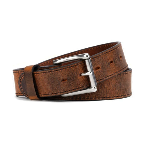 Main Street Forge The Baron Leather Belt for Men | Made In USA | Men's Full Grain Leather Belt