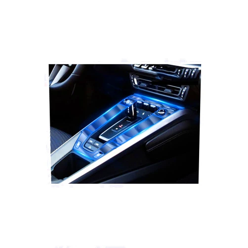 THEsame Car Accessories Refit Interior Center Console Transparent TPU Protective Film Anti-Scratch Repair Film, for Porsche 911 19-22 992