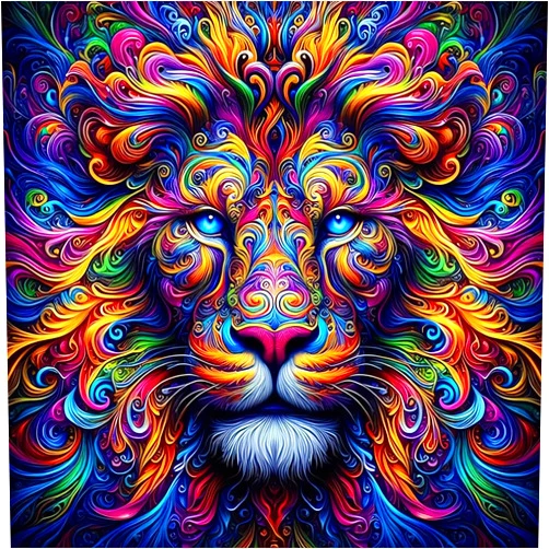 Rekxtmo DIY Lion Diamond Art Kits for Adults, 5D Diamond Painting Kits for Beginners, Animals Diamond Dot, Small Dimond Art Paintings, Full Drill Gem Painting, Crafts for Adults, Home Wall Decor (14x14inch)