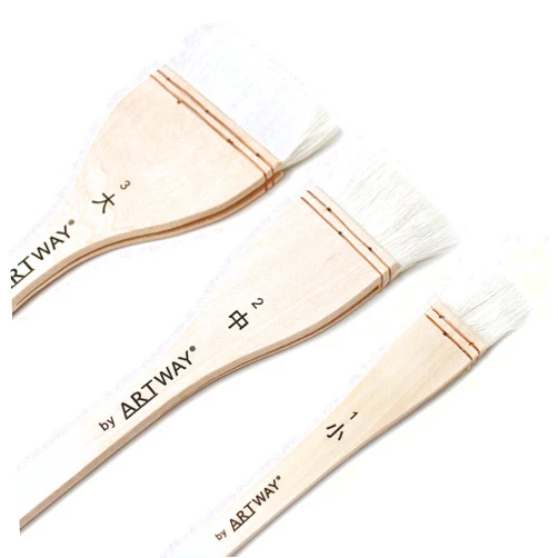 Artway Hake Chinese Brush Set - 3 Brushes