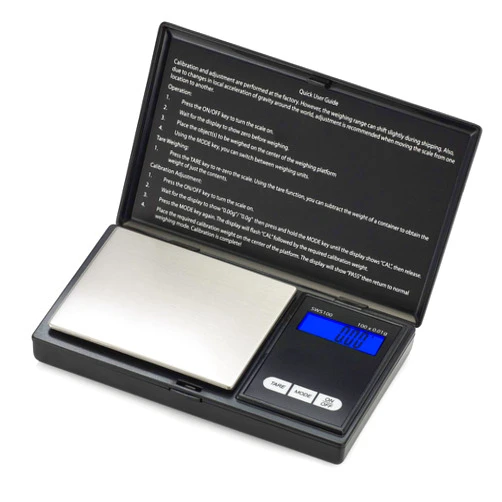 Smart Weigh Digital Pocket Gram Scale,100g x 0.01g Digital Gram Scale, Jewelry Scale, Food Scale, Kitchen Scale Black, Battery Included