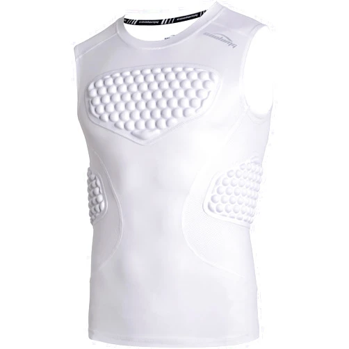 COOLOMG Youth Baseball Chest Protector Padded Compression Shirt Softball Football Lacrosse Rib Heart Sternum Guard