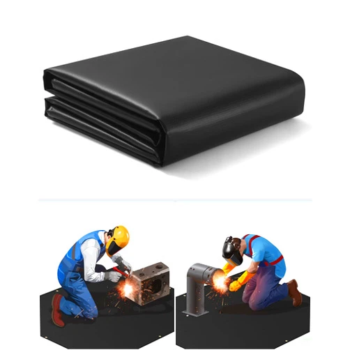 FIREWESS Heavy Duty Welding Blanket, 4x6ft Silicone Coated Fiberglass Fire Blanket, Designed for in Home and Outdoor Use for Professional and Heavy-duty Welding, Cutting, and Other Uses