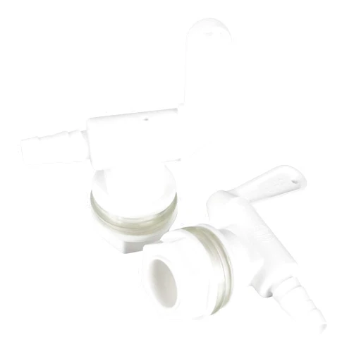FERRODAY 2 Pack Bottling Spigot for Bucket Homebrew Wine Making Beer Brew Barbed Outlet Faucet Premium Plastic Faucet Tap Easy to Use Faucet- 2 Pack Faucet