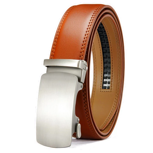CHAOREN Mens Belt Leather Ratchet Belt - Customizable Fit, Effortless Style (35mm)