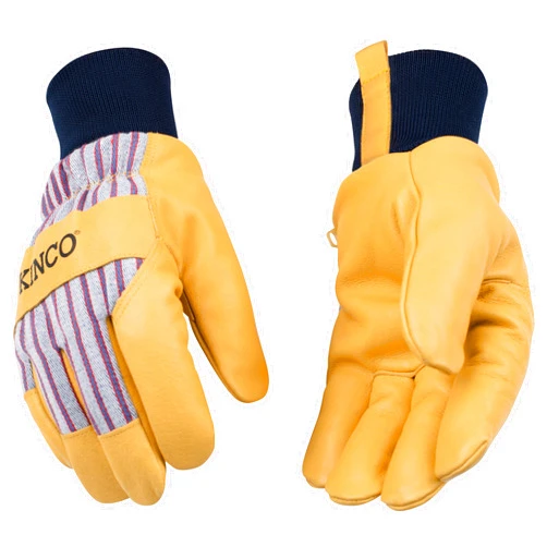 Kinco - Premium Leather Work and Ski Gloves, Heatkeep Insulation, (1927KW)