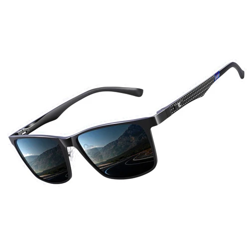 BIRCEN Mens Sunglasses Polarized UV Protection: Classic Shades for Men Driving Fishing with Al-Mg Metal Frame