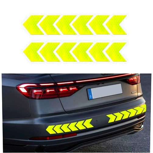 QODOLSI Pack-12 Strong Reflective Stickers, 1.57
