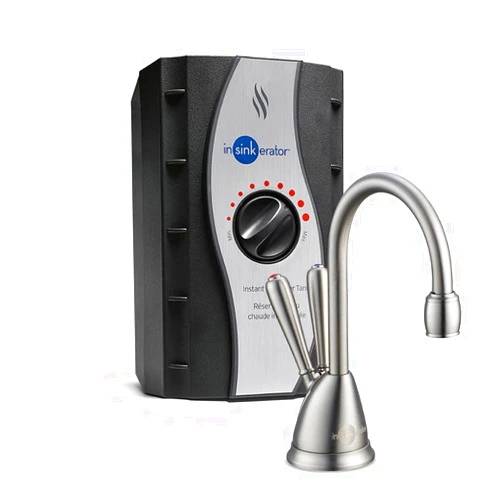 InSinkErator View Instant Hot & Cold Water Dispenser - Faucet & Tank, Satin Nickel, HC-View-SN 10.00 x 11.50 x 0.00 inches