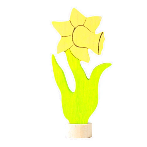 Grimm's Game and Wooden Design Grimm's Plug Daffodil