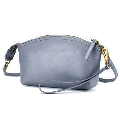 Lecxci Small Purses for Women Crossbody Bags Leather Wristlet Purses Clutch Purse Small Shell Bag