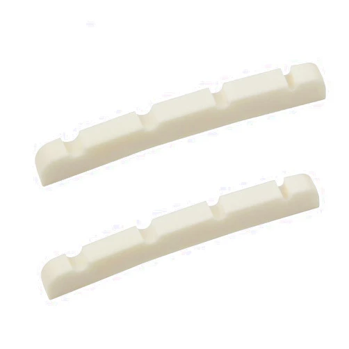 Donux Bone Bass Nut,2 Pcs 4 String Nuts for Bass Guitar Replacement