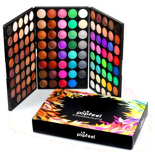 Ochine 120 Colors Eyeshadow Palette Makeup Eye Shadow High Pigmented Professional Makeup Plattet Set Eyeshadow Palette Matte and Shimmer Waterproof Long Lasting Eyeshadow