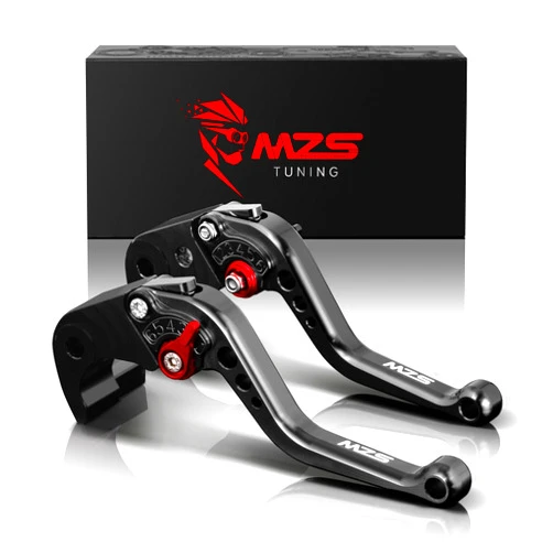 MZS Black Motorcycle Brake Clutch Levers Short Compatible with CB500F CB500X CBR500R / CMX 300 500 Rebel Fury / VT750 Phantom Shadow Spirit / VTX1300 / CB599 / CBR 600 F2 F3 F4 F4i / NC700X