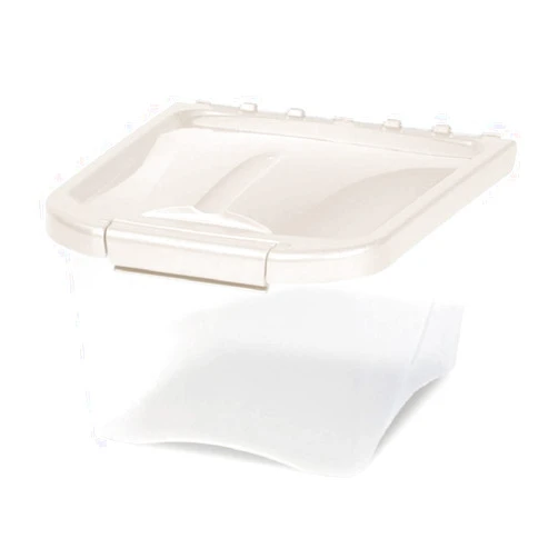 Van Ness 5-Pound Food Container with Fresh-Tite Seal (FC5) White