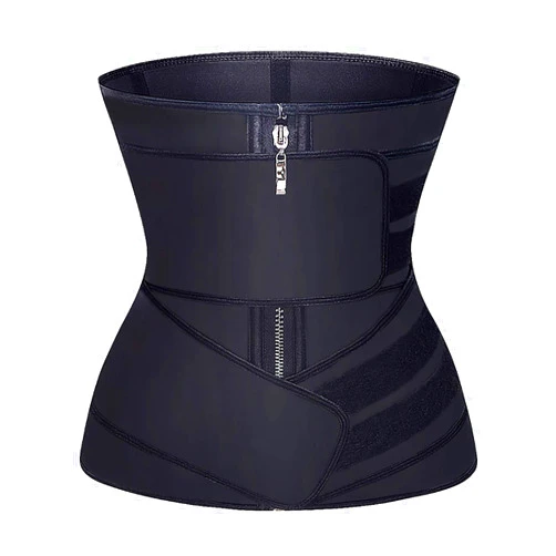 YIANNA Waist Trainer for Women Latex Underbust Double Training Belt Tummy Control Waist Cincher Sport Girdle