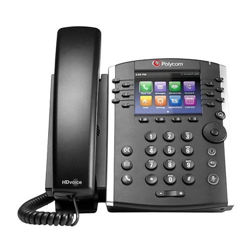 Polycom 2200-46157-025 VVX 400 IP Business PoE Telephone (Power supply not included) (Renewed)