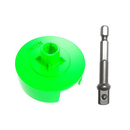 ONTEN Power Adapter for Sentro Knitting Machine,Crank Handle Adapter for Knitting,Adapter with Hex Steel Bit Compatible with Sentro 48/40/22 and Jamit,Screwdriver Attachment for Knitting (Light Green)
