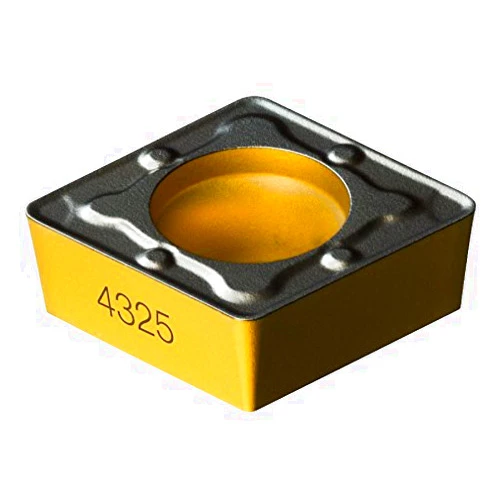 Sandvik Coromant 2-CCMT 433-PM 4325 Indexable Carbide Turning Inserts, 80 Degree Rhombic, Neutral, Steel (Pack of 2)