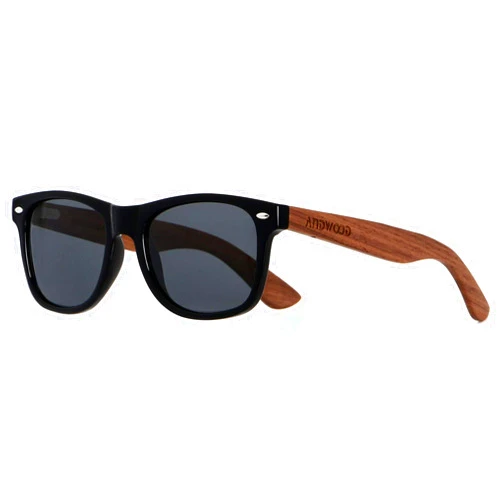 ANDWOOD Wood Sunglasses Polarized for Men Women Uv Protection Wooden Bamboo Frame Mirrored Sun Glasses