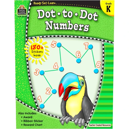 Eric Migliaccio Ready•Set•Learn: Dot-to-Dot Numbers, Grade K from Teacher Created Resources