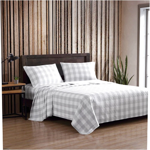 Eddie Bauer - Queen Sheets, Cotton Flannel Bedding Set, Brushed For Extra Softness, Cozy Home Decor (Lakehouse Plaid, Queen)