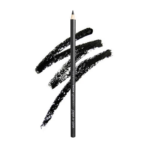 wet n wild Color Icon Kohl Eyeliner Pencil - Rich Hyper-Pigmented Color, Smooth Creamy Application, Long-Wearing Matte Finish Versatility, Cruelty-Free & Vegan - Baby's Got Black