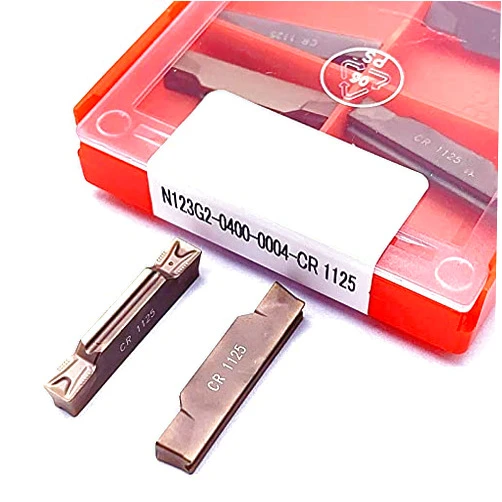SPCCGG Grooving Tool N123G2 0300 0003 CR1125 TF4225 2MM 3MM 4MM Carbide Inserts Lathe Tools Groove Blade Cutting Tool N123G2 Hard Alloy(N123G2 030 003CR1125)