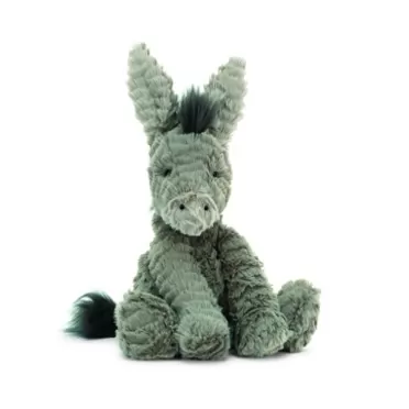 Jellycat Fuddlewuddle Donkey Medium Stuffed Animal