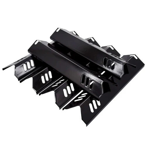 Adviace Replacement Parts for Dyna-Glo DGB610SSP DGH483CRP DGF493BNP DGF510SBP Grills, 15 inch Porcelain Grill Heat Tents Heat Plates for Outdoor Gourmet GR2205720-OG-00 GR2205723-OG-00, Set of 6