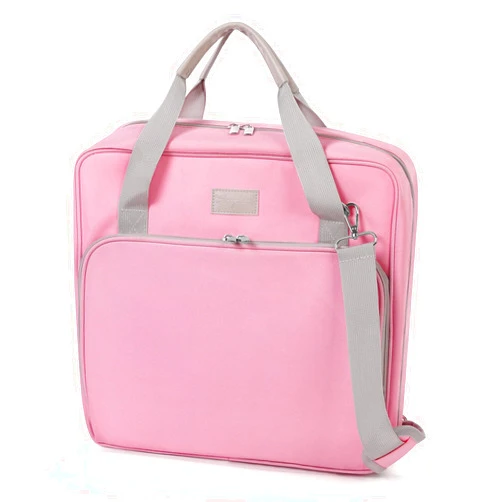 SKYDUE Zipper Binder, 3 Inch 3 D-Rings, 700 Sheets Capacity, Expanding File Folders, Multi Pockets with Handle & Shoulder Strap, School Binder Organizer, Pink