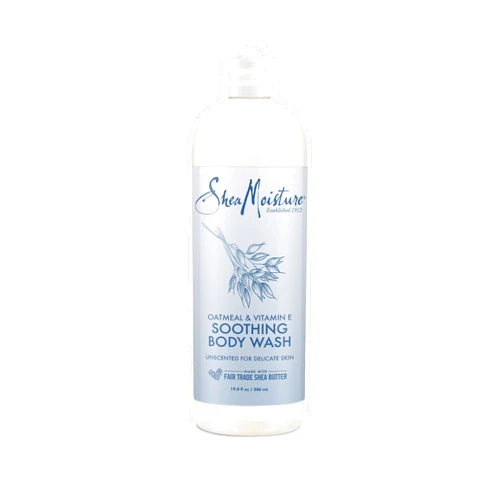 SheaMoisture Soothing Body Wash for Delicate Skin Oatmeal and Vitamin E Cruelty Free Skin Care, Made with Fair Trade Shea Butter 19.8 oz