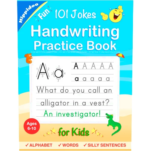 By Sujatha Lalgudi (Author), Hippidoo (Author) Handwriting Practice Book for Kids Ages 6-10 : Printing workbook for Grades 1, 2 & 3, Learn to Trace Alphabet Letters and Numbers 1-100, Sight Words, ... and Math Drills for Grades 1, 2, 3 & 4)
