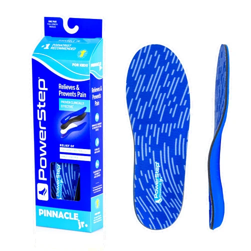 PowerStep Insoles,Pinnacle Junior Kids Pain Relief Shoe Insert, Maximum Cushioning Shoe Insert, For Kids
