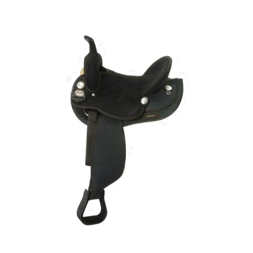 Tough 1 King Series Synthetic Trail Saddle Black/Black 17